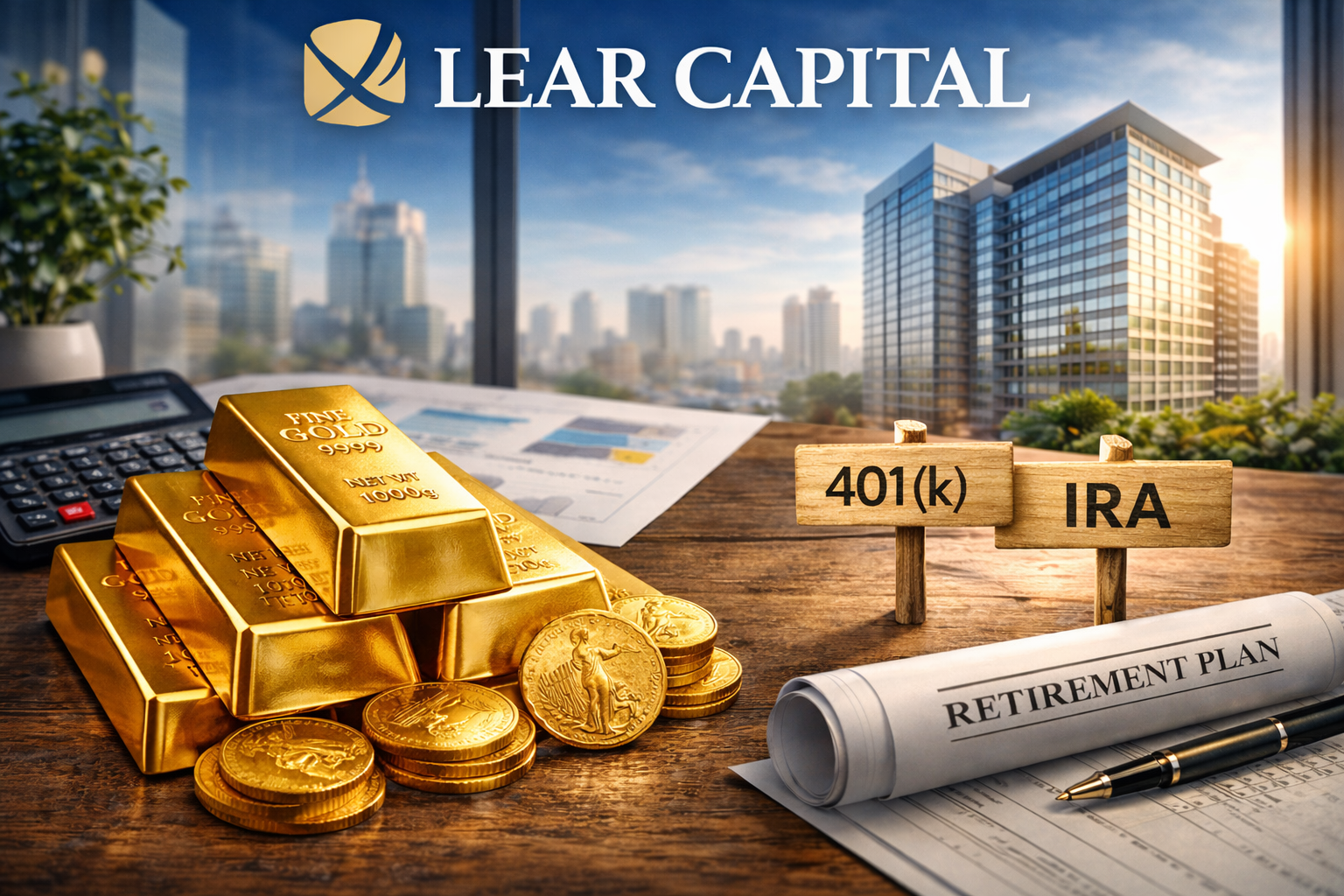 Leer Capital gold IRA mobile app and accessibility theme