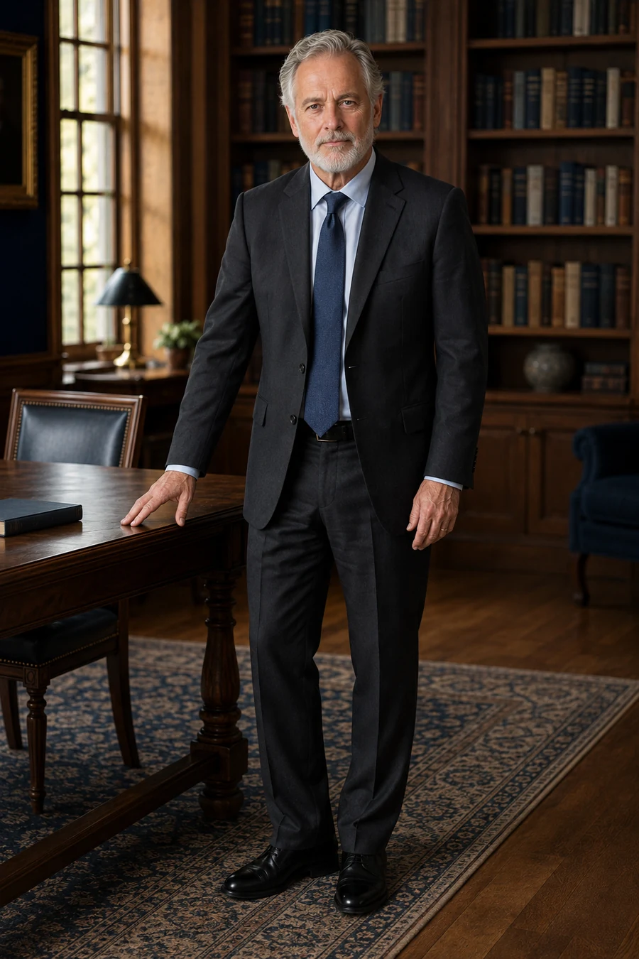 Full-length portrait of Graham Westervale