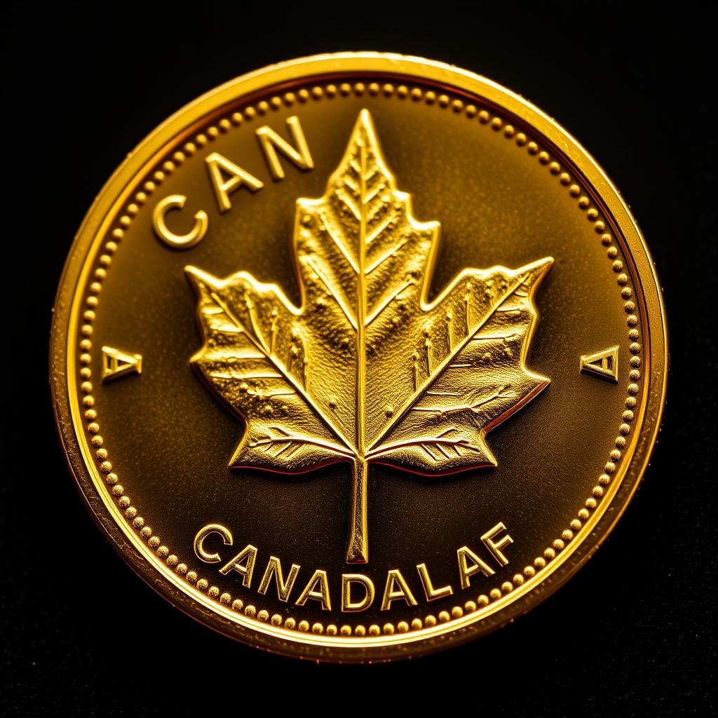 Canadian Gold Maple Leaf coin Canadian Gold Maple Leaf coin