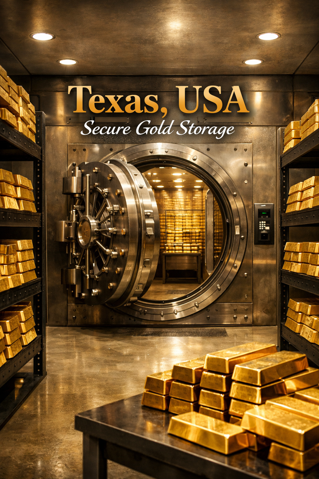 Texas USA gold storage