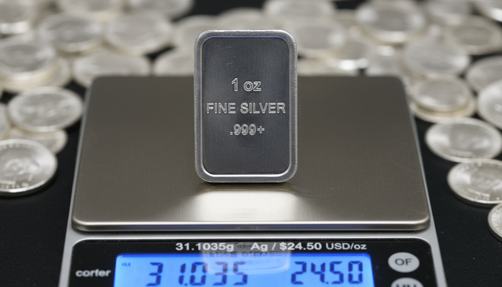 silver per ounce