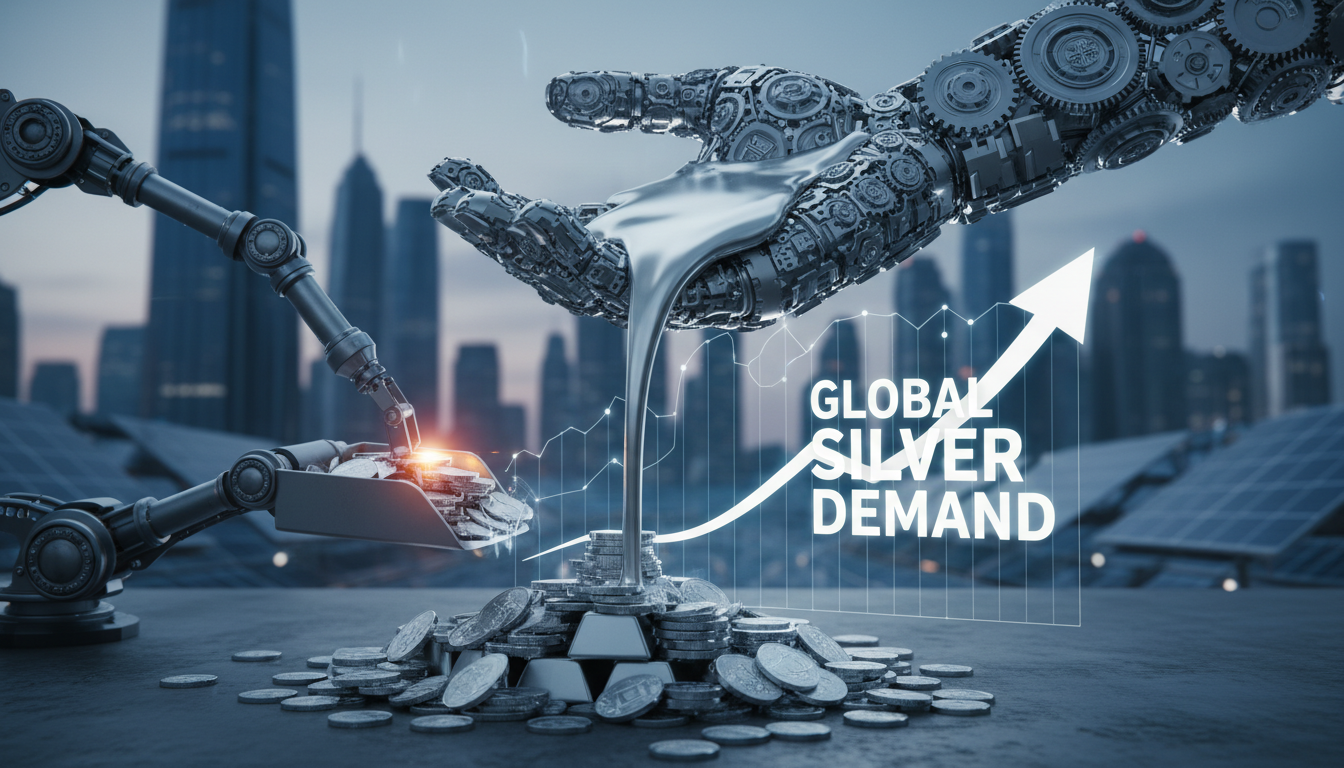 Solar Panels Demand 50% More Silver