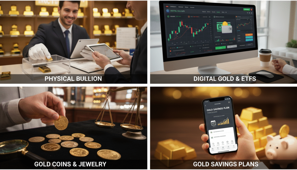 ways to buy gold