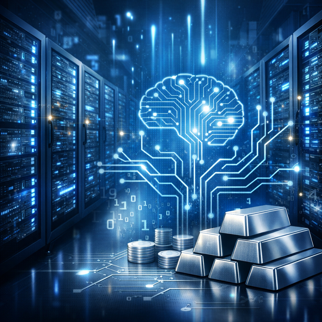 AI data centers increasing silver demand
