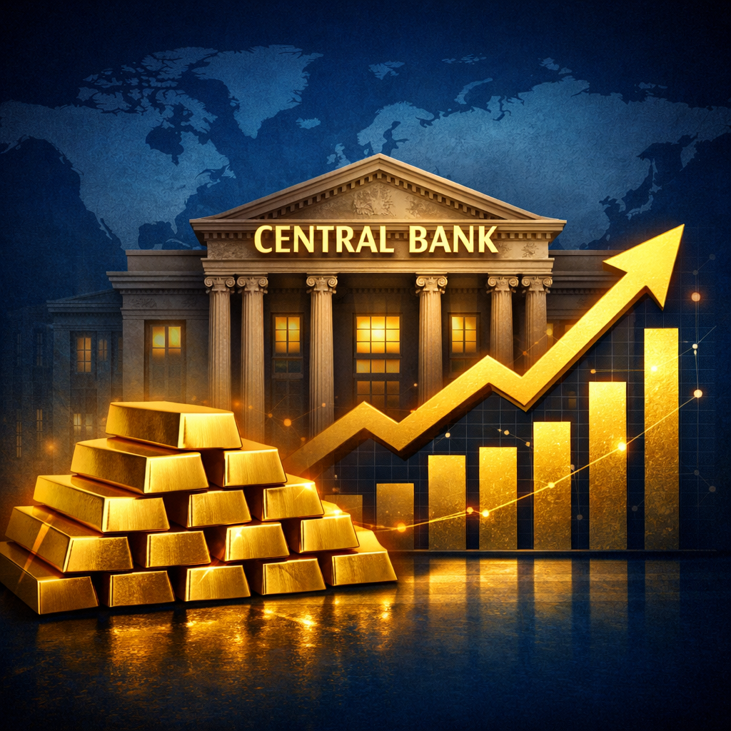 Central bank gold buying trends and gold bars