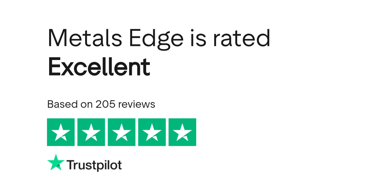Metals Edge Trustpilot ratings