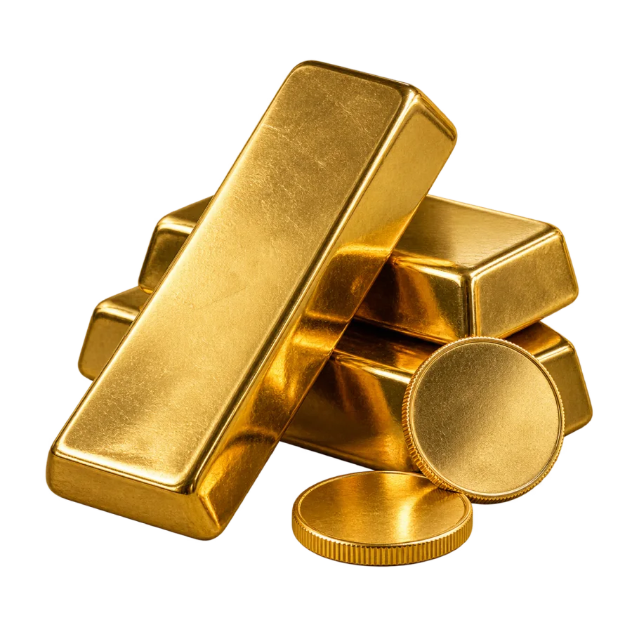 Generic gold coins and bullion representing products considered for a self-directed IRA